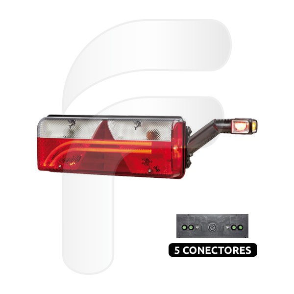 REAR LAMPS REAR LAMPS WITH TRIANGLE HORN 5C EUROPOINT LLL RIGHT